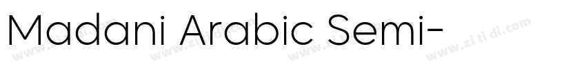 Madani Arabic Semi字体转换